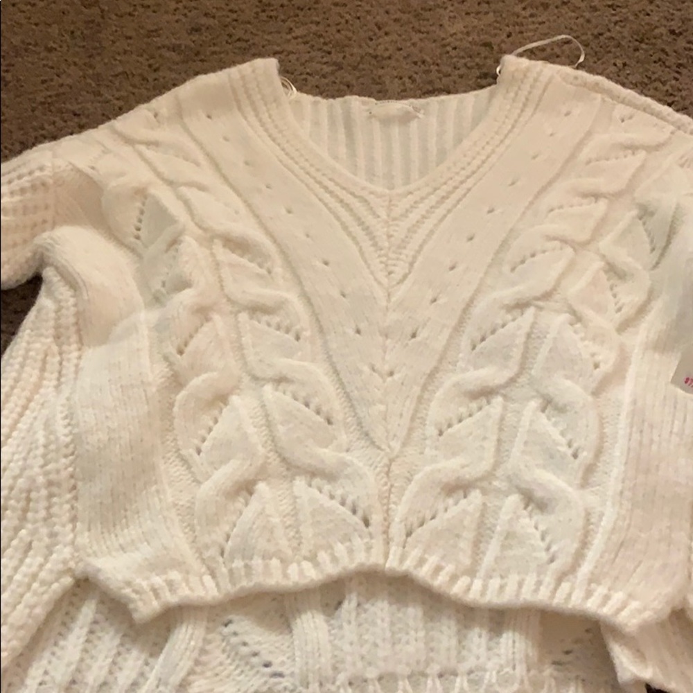 White sweater